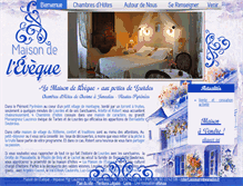 Tablet Screenshot of maisondeleveque.com